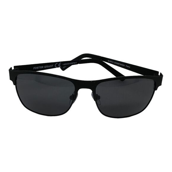 Foster Grant Sunglasses OL0619FGX001 FWM1-93033-03878-9 Black lenses & Frame Rec - Picture 1 of 7